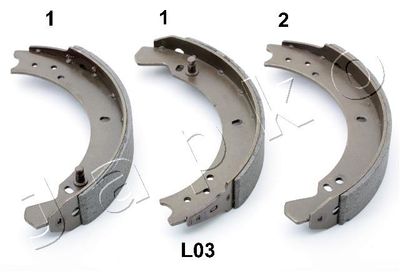 Комплект тормозных колодок JAPKO 55L03 для LAND ROVER 110/127