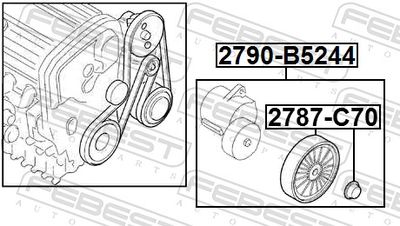 INTINZATOR CUREA CUREA DISTRIBUTIE FEBEST 2790B5244 1