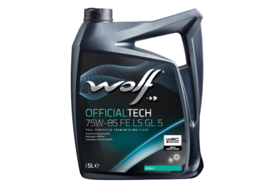 Växellådeolja WOLF OFFICIALTECH 75W-85 FE LS GL 5 5L