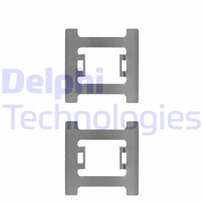 Комплектующие, колодки дискового тормоза DELPHI LX0121 для VOLVO 740