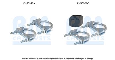Монтажен комплект, изпускателна тръба BM Catalysts FK50370
