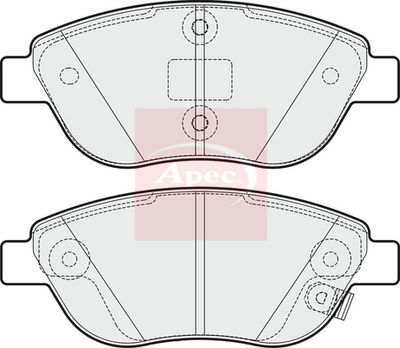 APEC Brake Pad Set, disc brake PAD2000