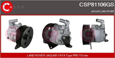 CASCO CSP81106GS Рулевая рейка  для LAND ROVER DISCOVERY (Ленд ровер Дисковер)