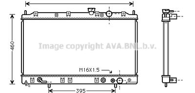 PRASCO MT2137 Крышка радиатора для MITSUBISHI SPACE