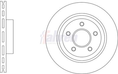 Fahren Brake Disc FBD6850