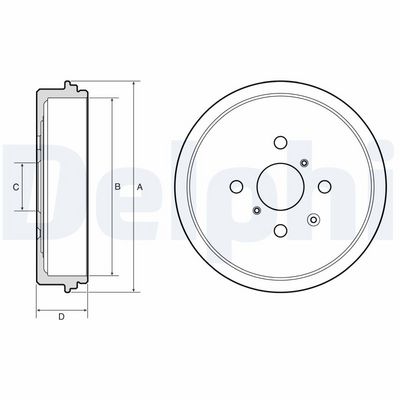 BREMSTROMMEL DELPHI BF671