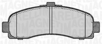 MAGNETI MARELLI 363916060346 Тормозные колодки и сигнализаторы  для NISSAN MICRA II (K11) 1.0 i 16V