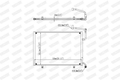 CONDENSATOR CLIMATIZARE WALKER WCD00422 8