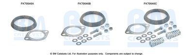 Zestaw montażowy, rura wydechowa BM CATALYSTS FK70646