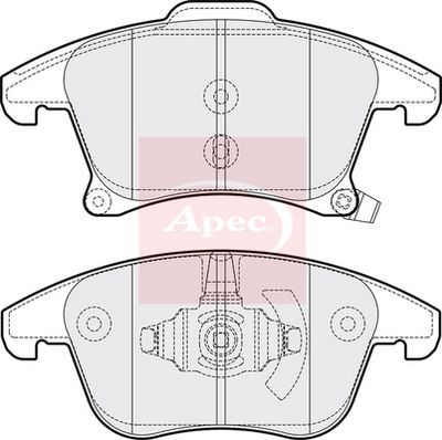APEC Brake Pad Set, disc brake PAD2070