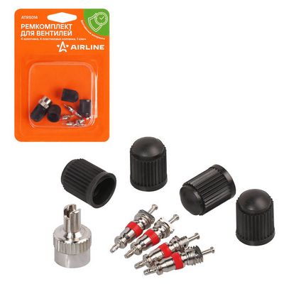 Комплект золотников, сервисный нипель Airline ATRS014