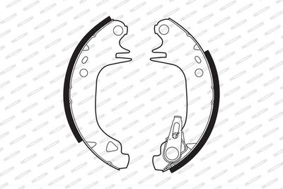 SET SABOTI FRANA FERODO FSB188 1