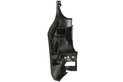 Bumper hoek Achter Rechts (versie met achterdeur, zwart) past: RENAULT KANGOO III Van 01.21-