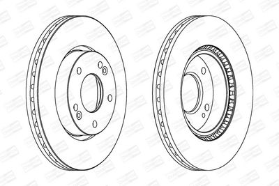 BREMSSCHEIBE CHAMPION 562625CH 1