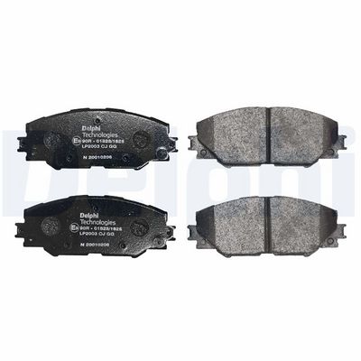 Brake Pad Set, disc brake LP2003