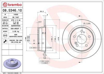 DISC FRANA BREMBO 08534610 1