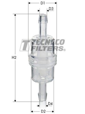 Топливный фильтр TECNECO FILTERS BN21 для LIGIER NOVA