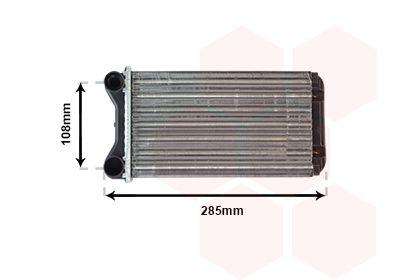 VAN WEZEL 03006223 Радиатор печки  для AUDI A4 (Ауди А4)