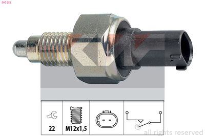 Przełącznik, światło cofania KW 560 252