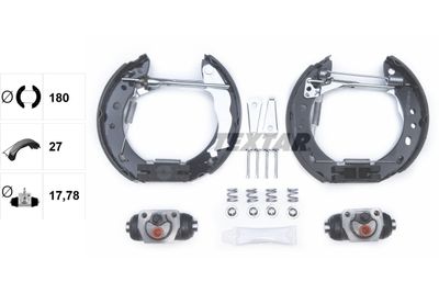 Комплект тормозных колодок TEXTAR 84058300 для NISSAN MICRA