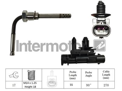 Sensor, exhaust gas temperature Intermotor 27100