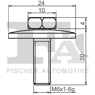 CLIPS ACOPERIRE DECORATIVA SI PROTECTIE FA1 2170005100