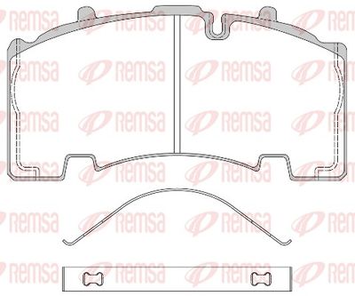 Brake pad set, disc brake