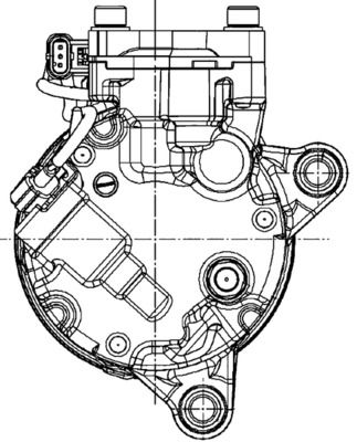 COMPRESOR CLIMATIZARE MAHLE ACP599000P 4