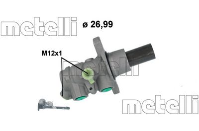 Спирачна помпа METELLI 05-1269