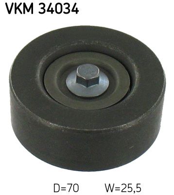 Deflection/Guide Pulley, V-ribbed belt VKM 34034