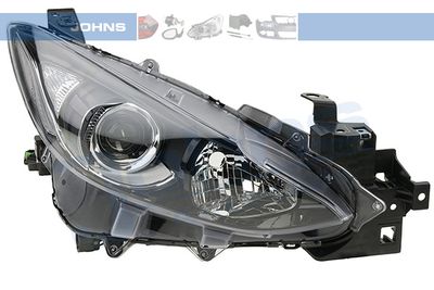 Основная фара JOHNS 45 10 10 для MAZDA 3