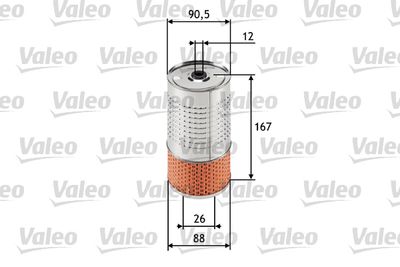 Масляный фильтр VALEO 586518 для MERCEDES-BENZ 190