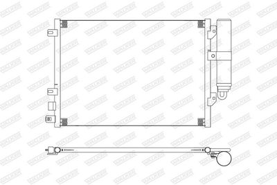 KONDENSATOR KLIMAANLAGE WALKER WCD00408 7