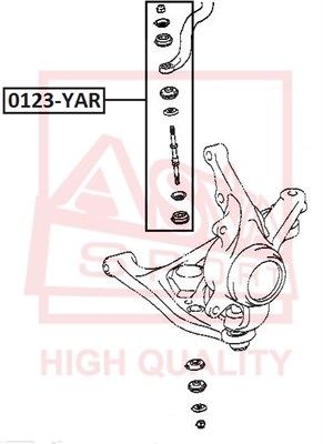 ASVA 0123-YAR Стойка стабилизатора  для TOYOTA ECHO (Тойота Ечо)