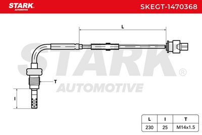 датчик, температура на изгорелите газове STARK SKEGT-1470368