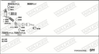 Изпускателна система WALKER VWK000295B