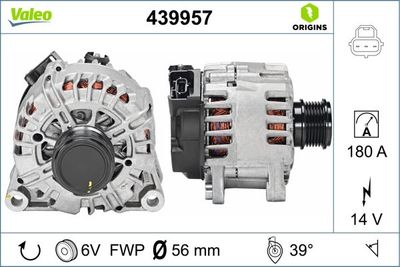 Генератор VALEO 439957 для FORD S-MAX