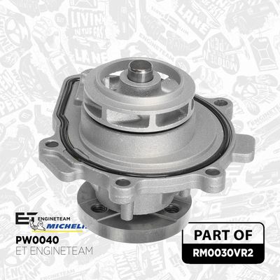 Vodní pumpa + sada ozubeného řemene ET ENGINETEAM RM0030VR2