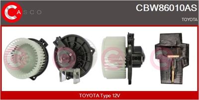 Вентилятор салона CASCO CBW86010AS для TOYOTA CELICA