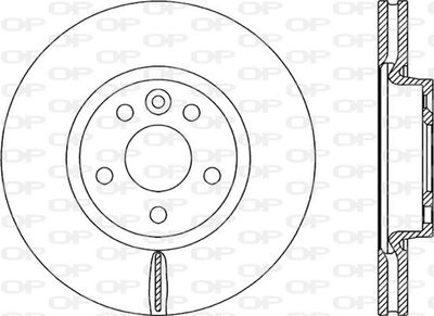 Тормозной диск OPEN PARTS BDA2304.20 для BMW 2500-3.3