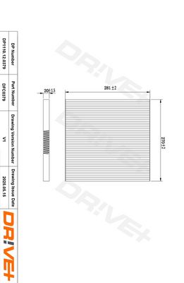 Kabinový filter Dr!ve+ DP1110.12.0379