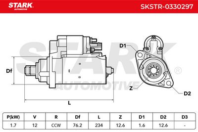 стартер STARK SKSTR-0330297