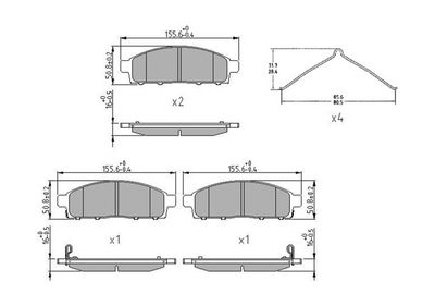 SET PLACUTE FRANA FRANA DISC FERODO FDB5226 1