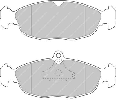 BREMSBELAGSATZ SCHEIBENBREMSE