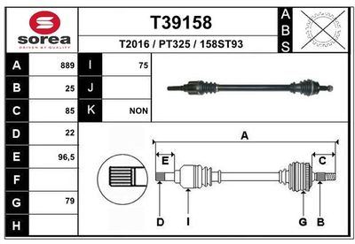 ANTRIEBSWELLE EAI T39158