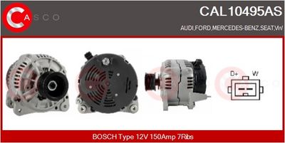 GENERATOR / ALTERNATOR CASCO CAL10495AS