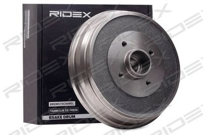 Тормозной барабан RIDEX 123B0215 для DACIA LODGY