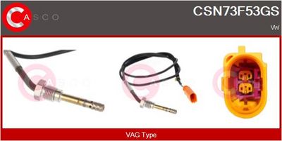 SENZOR TEMPERATURA GAZE EVACUARE