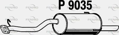 FENNO P9035 Глушитель выхлопных газов  для SUBARU LEGACY (Субару Легак)