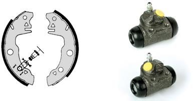 BREMBO Stabdžių trinkelių komplektas